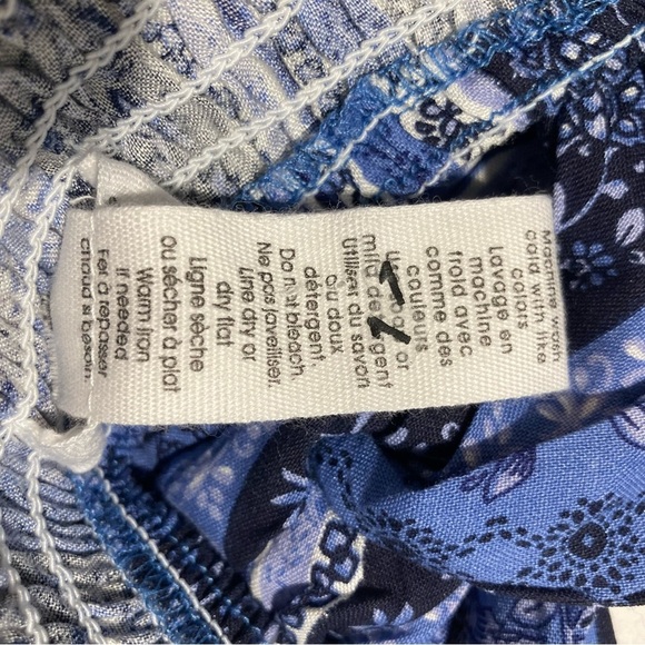 JAPNA Sz L Ruffle Hem Tiered Criss Cross Peep Bodice Spaghetti Straps Maxi Dress - Picture 12 of 12